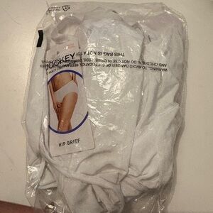 Jockey White Hip Briefs